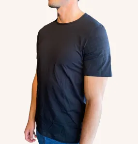 Swedish Posture Men's Posture Cotton T-Shirt Posture Corrector Black or White