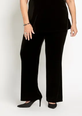 1093 Velvet Wide Leg Pant