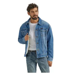 112353363 Wrangler Men's Retro Sherpa Lined Denim Jacket - Rodeo Nights