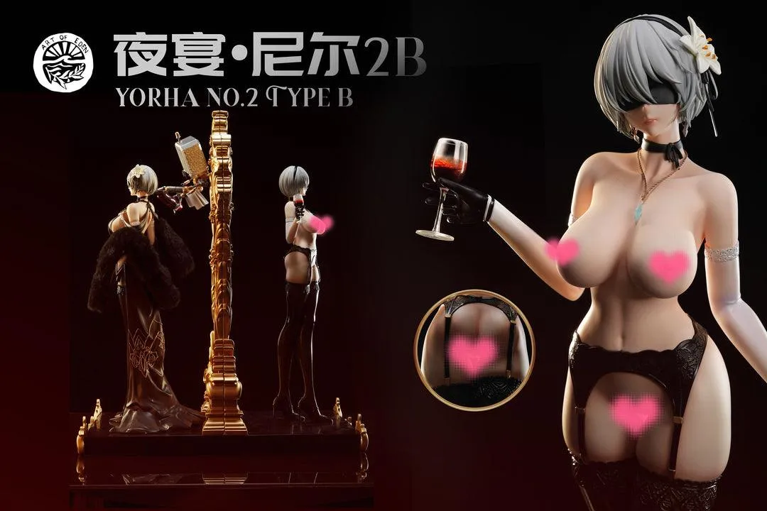 1:4 The Banquet YoRHa 2B No.2 Type B Castoff Figure Statue