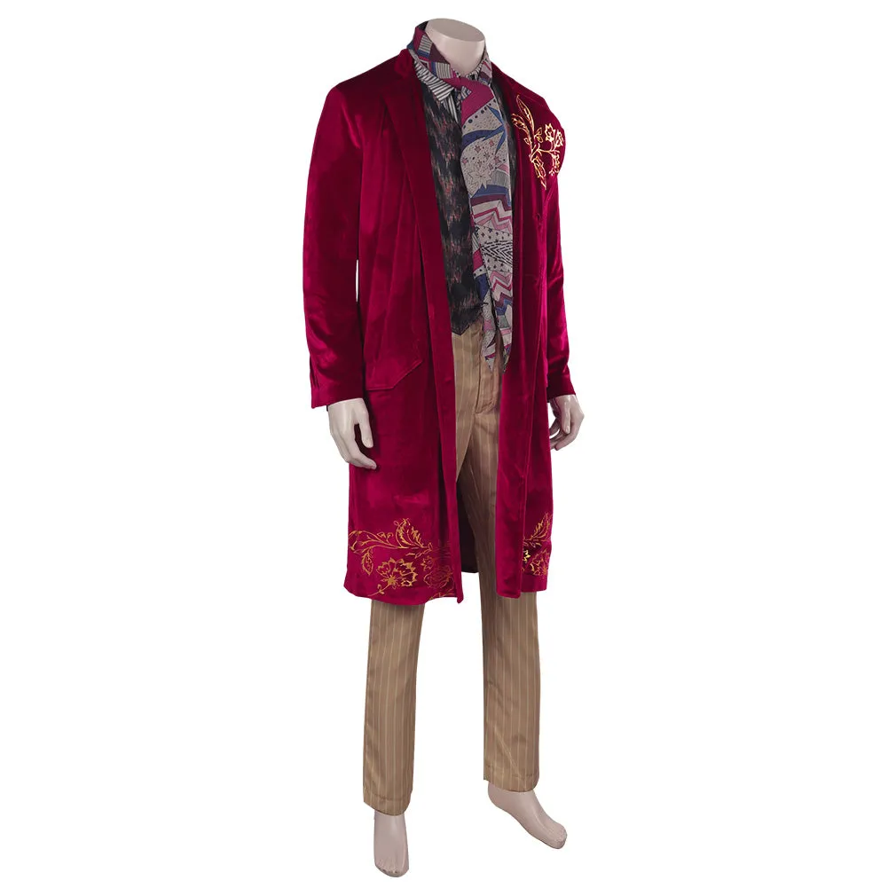 2023 Wonka Full Set Party Carnival Halloween Cosplay Costume