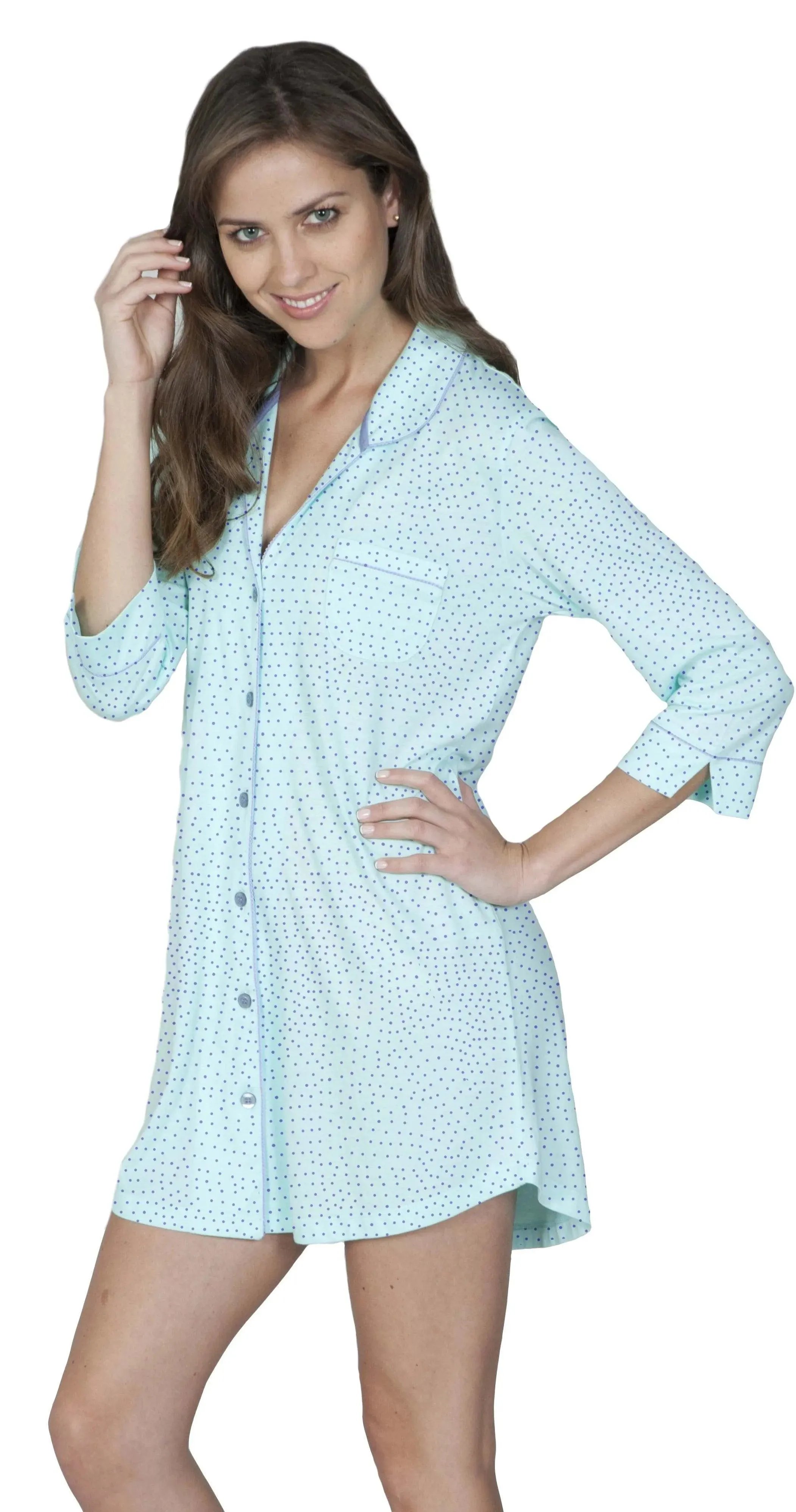 3/4 Sleeve Nightshirt - Clearance Rack