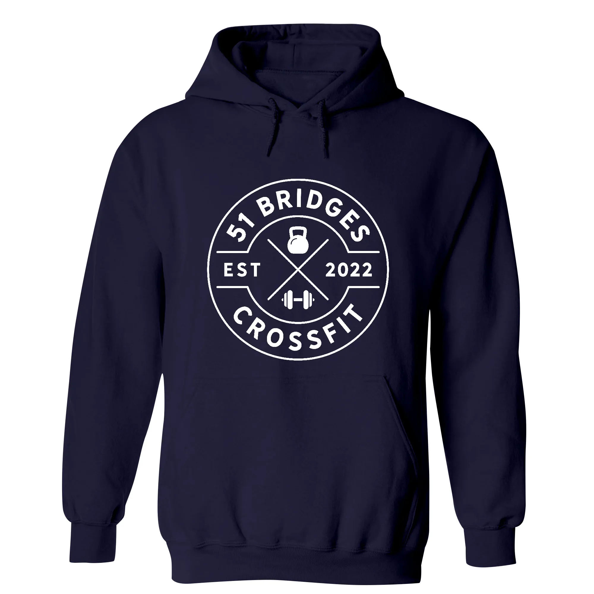 51 Bridges CrossFit Round Mens - Hoodie