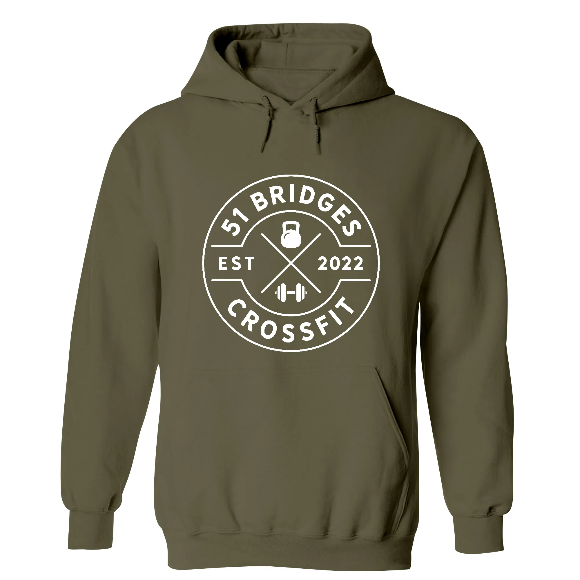 51 Bridges CrossFit Round Mens - Hoodie