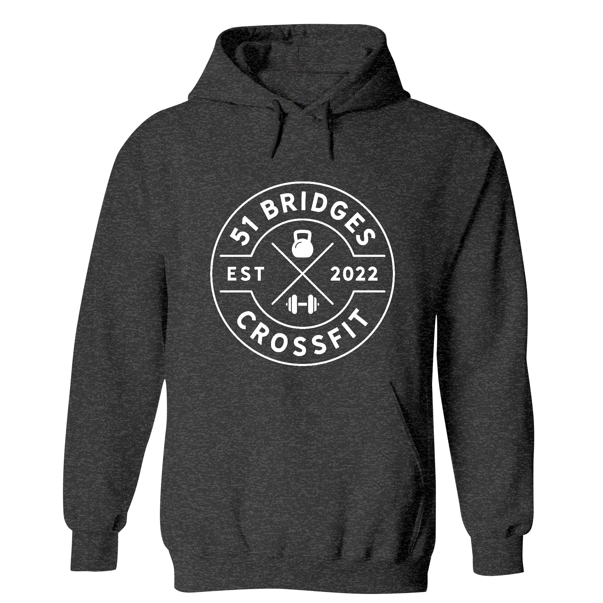 51 Bridges CrossFit Round Mens - Hoodie