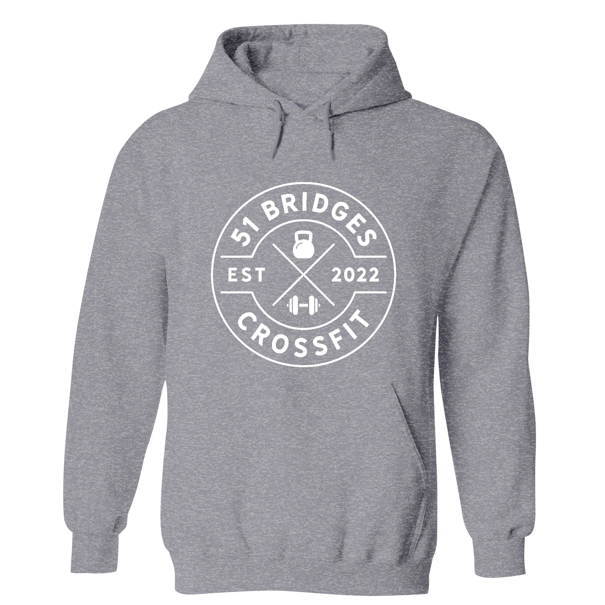 51 Bridges CrossFit Round Mens - Hoodie