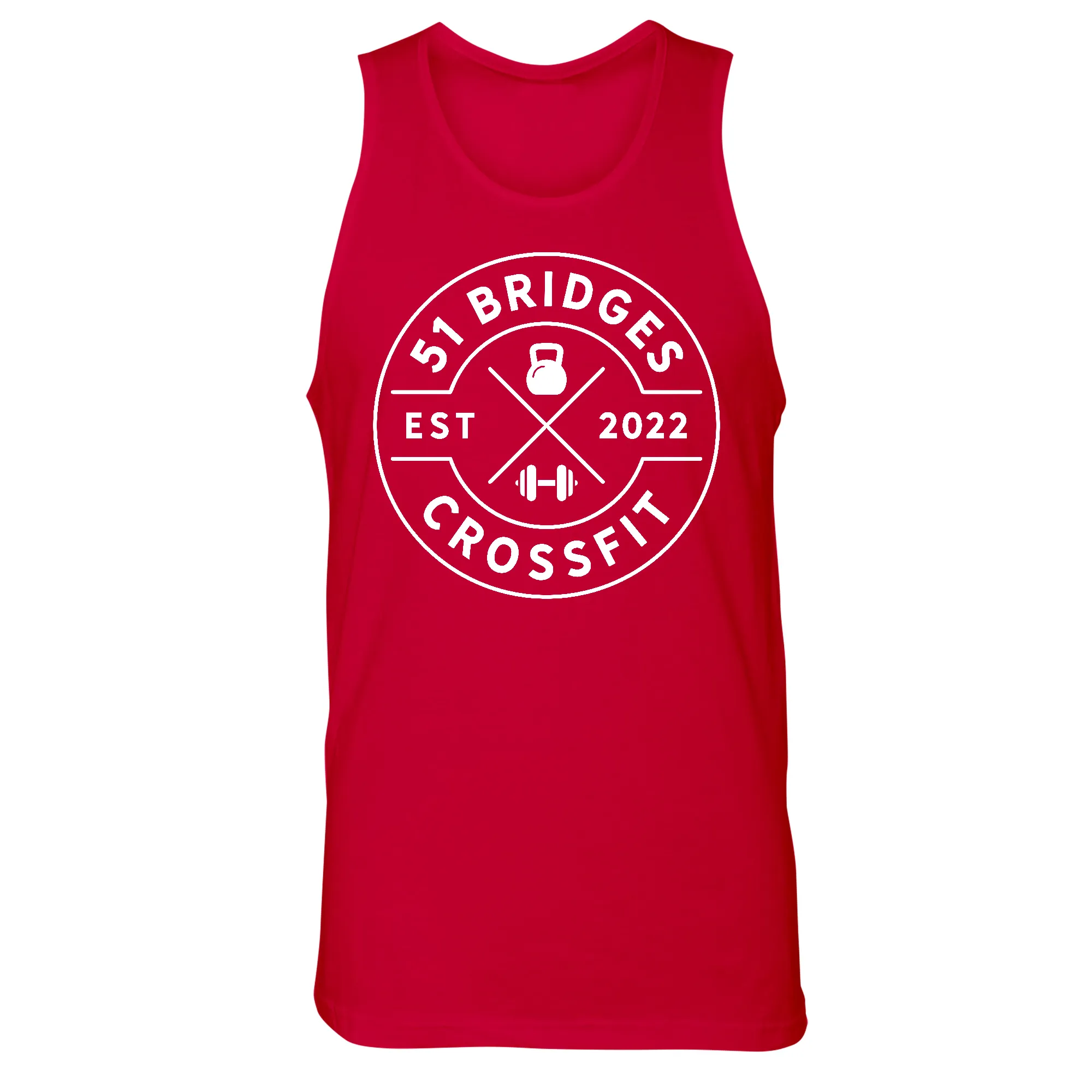 51 Bridges CrossFit Round Mens - Tank Top