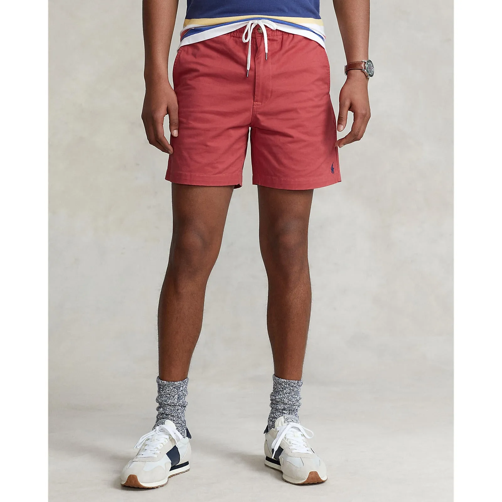 6 Inch Prepster Stretch Chino Short - Red