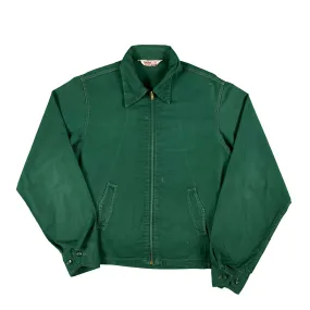 60s Boxy Forest Green Patched Boy Scouts Jacket- M