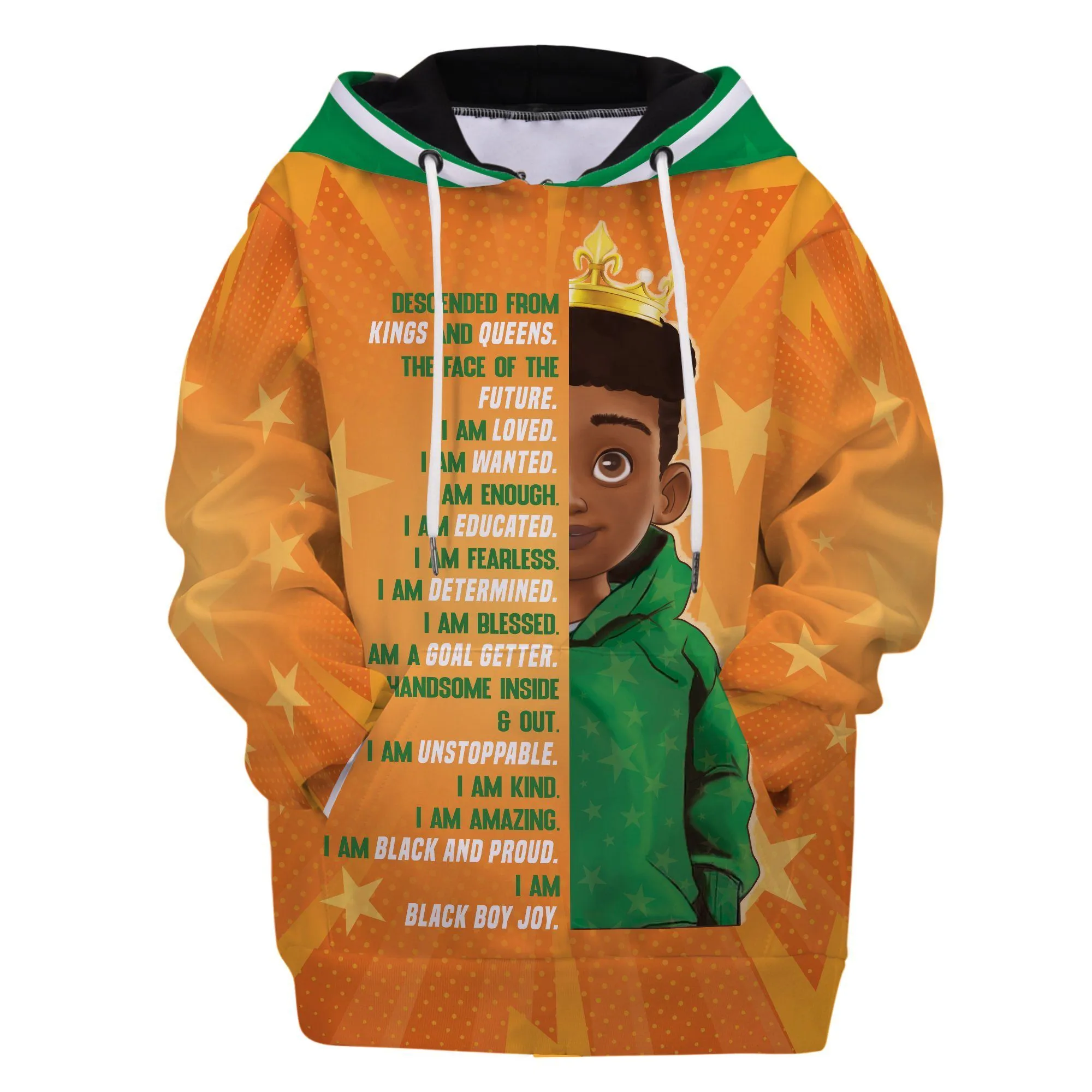 African Kid Magic Pullover Kid Hoodie