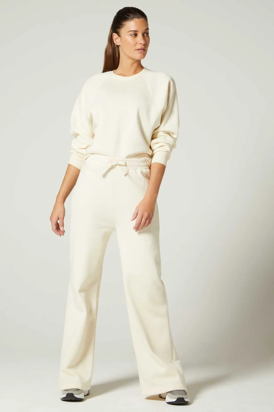 Allana Wide Leg Pants Latte