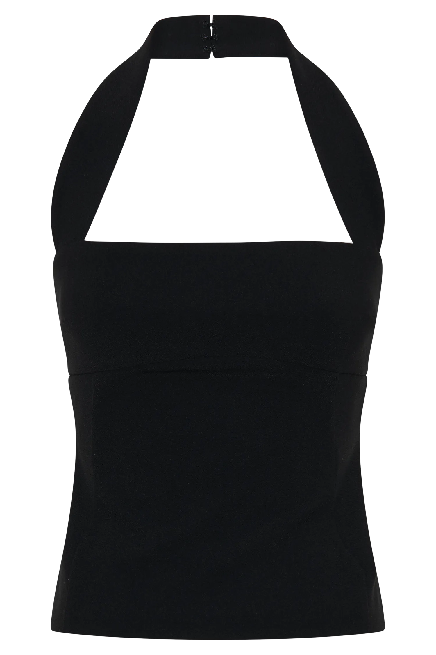 Amelita Suiting Halter Top - Black