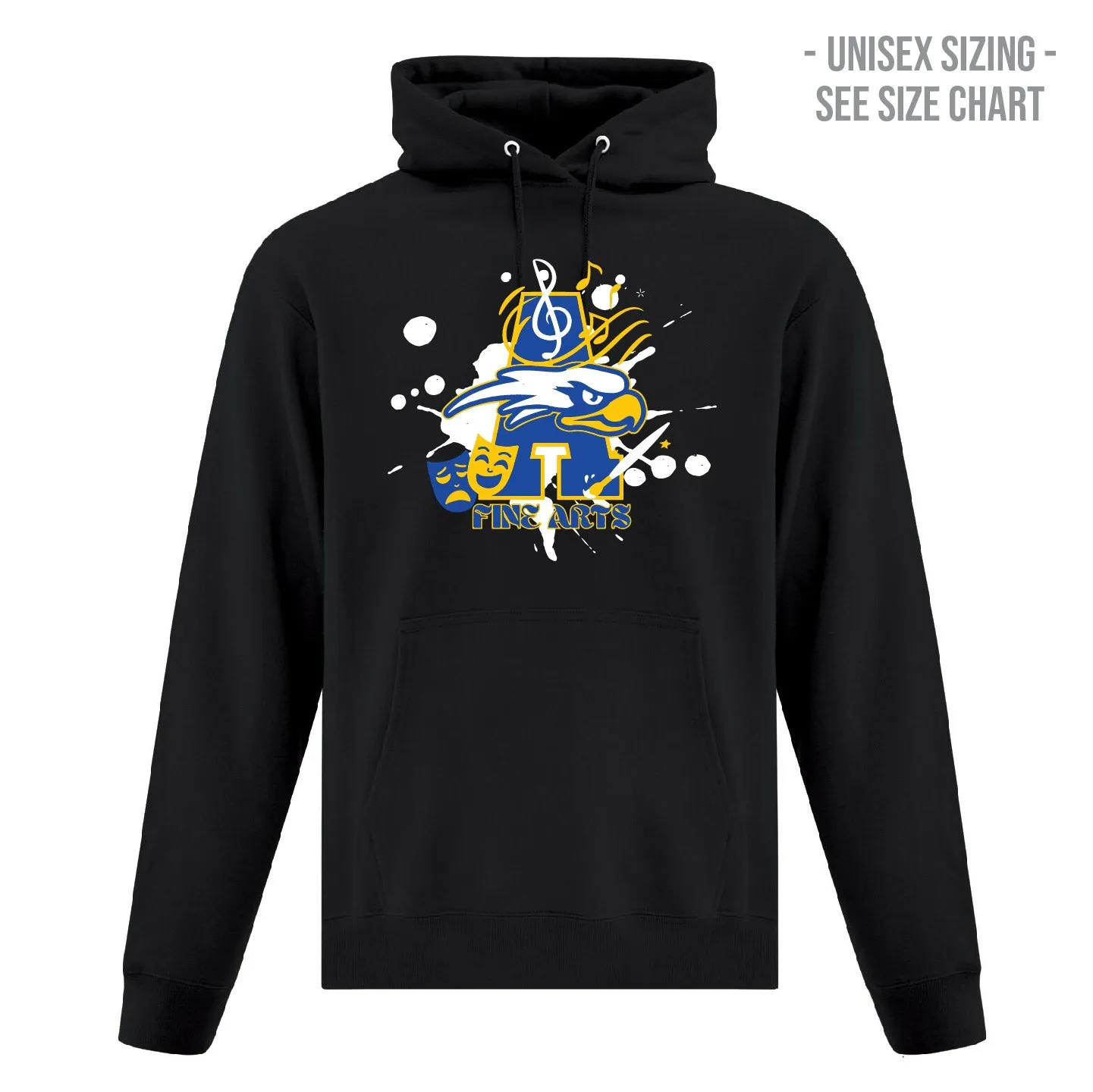 AMS Fine Arts Unisex Pullover Hoodie (AMST10-F2500)