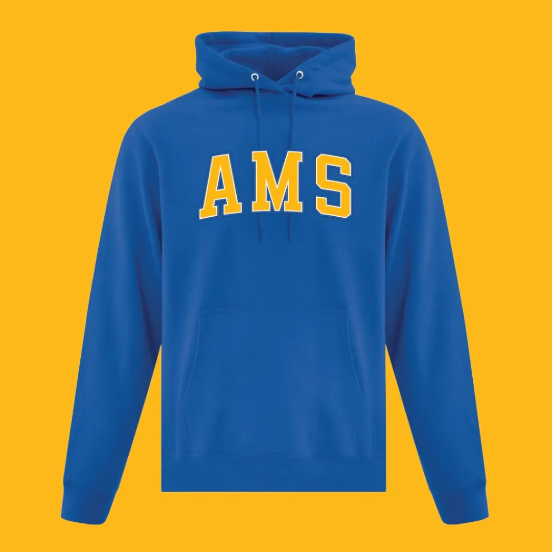 AMS Varsity Unisex Pullover Hoodie (T1-F2500)