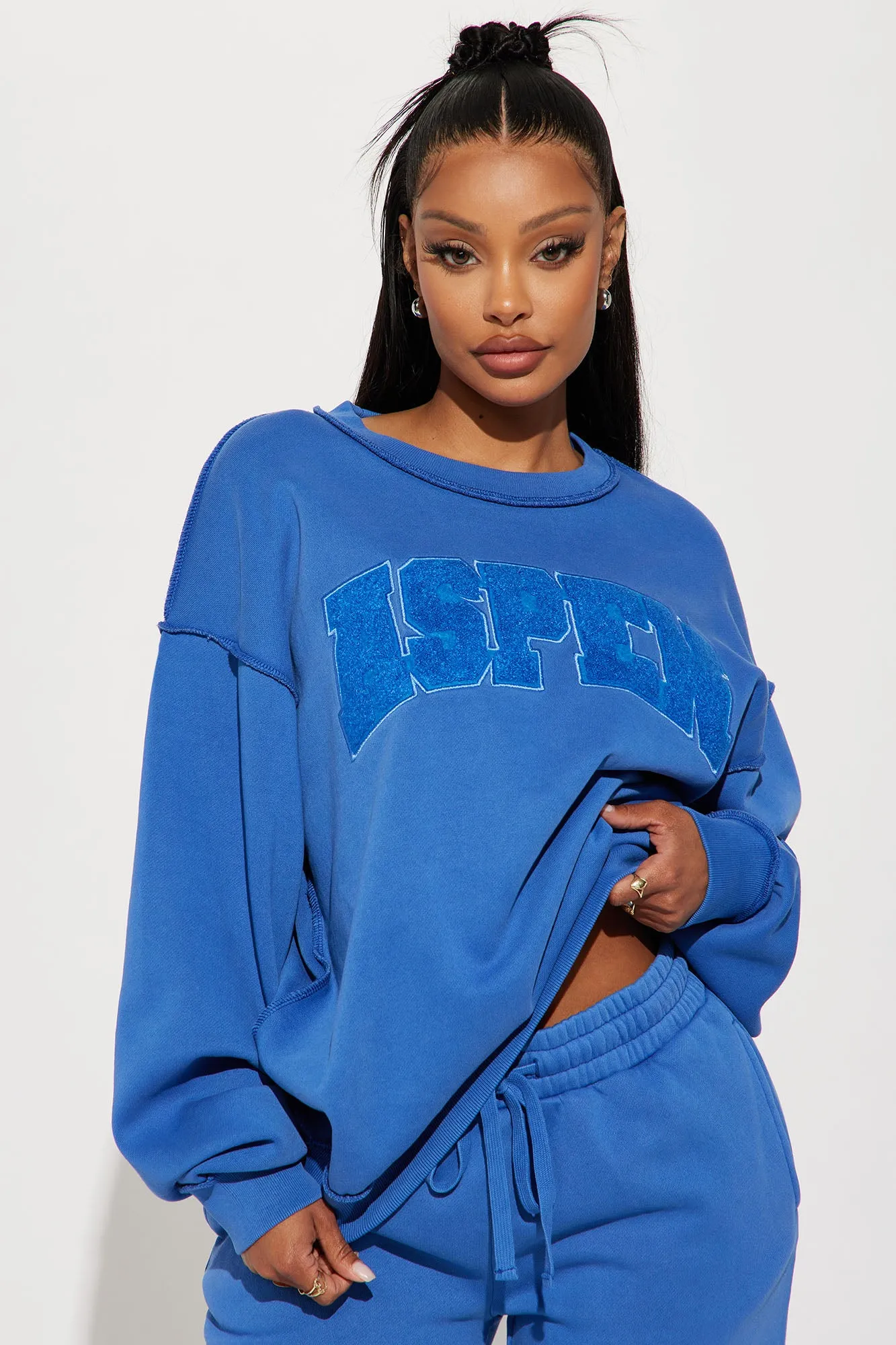 Aspen Trip Sweatsuit - Blue