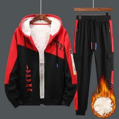 Autumn Men Set Tracksuit Mens Hoodies Sweatshirts Sweatpants Track Suit Streetwear Hip Hop Casual Sports Suit