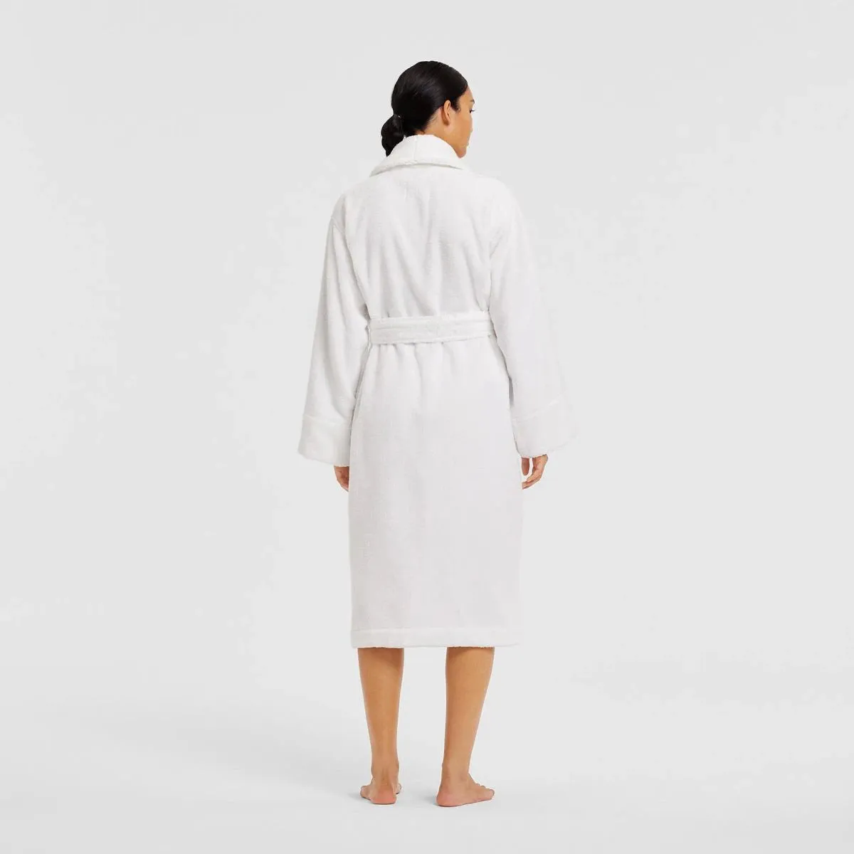 AVEN Australian Cotton Bath Robe WHITE by Sheridan