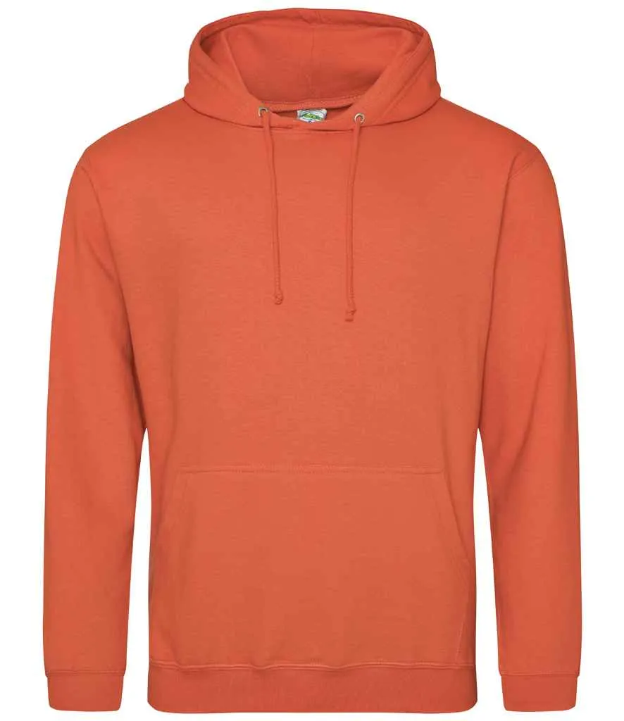 AWDis College Hoodie - Orange, Brown