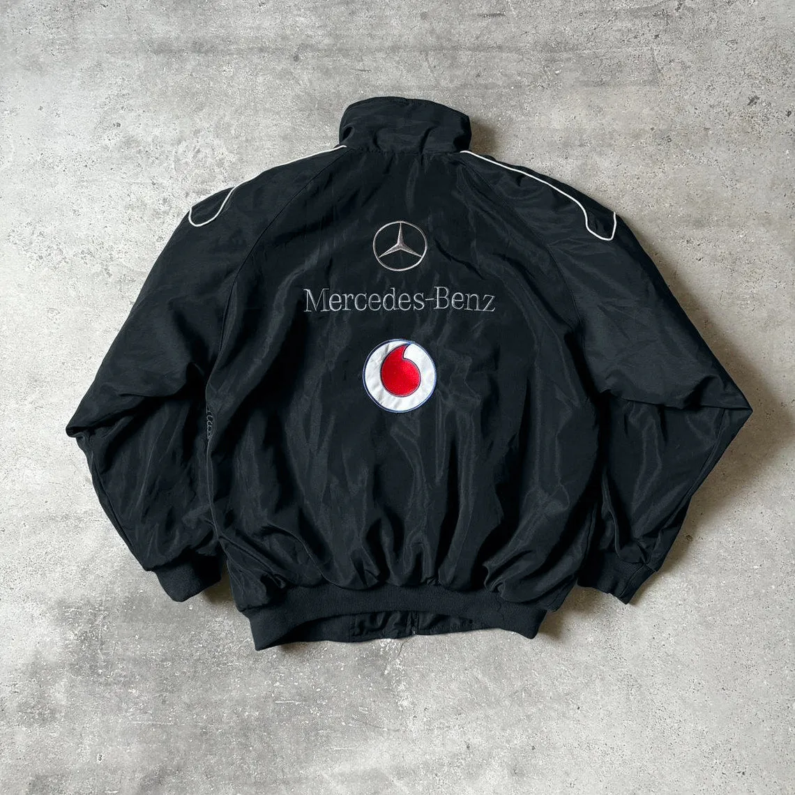 Black Mercedes Vintage Racing Jacket