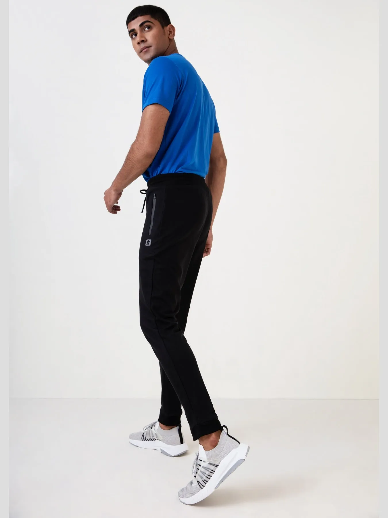 Black Slim Fit Joggers for Men