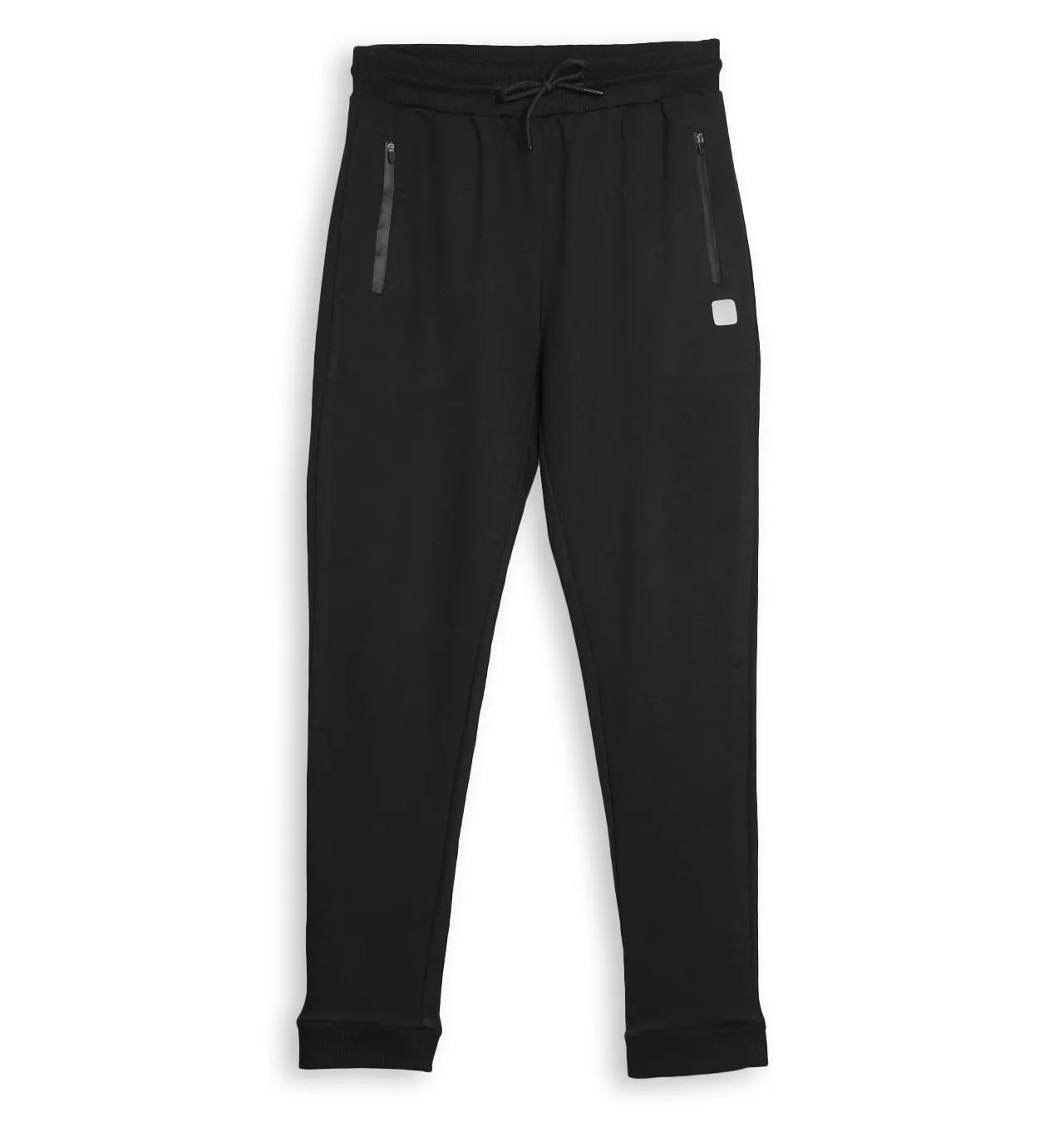 Black Slim Fit Joggers for Men