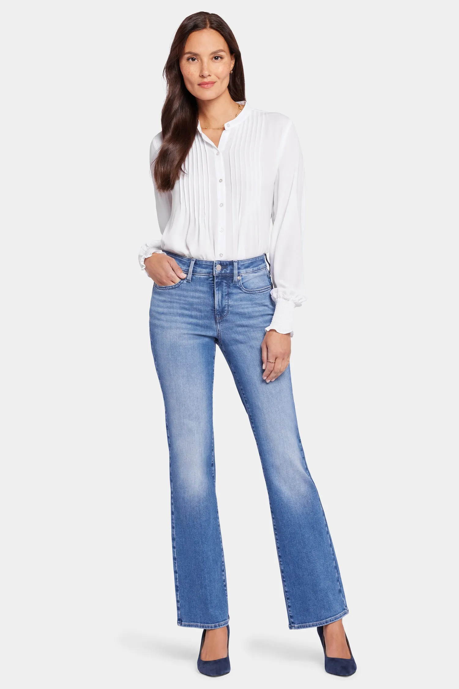 Blake Slim Flared Jeans In Petite - Stunning