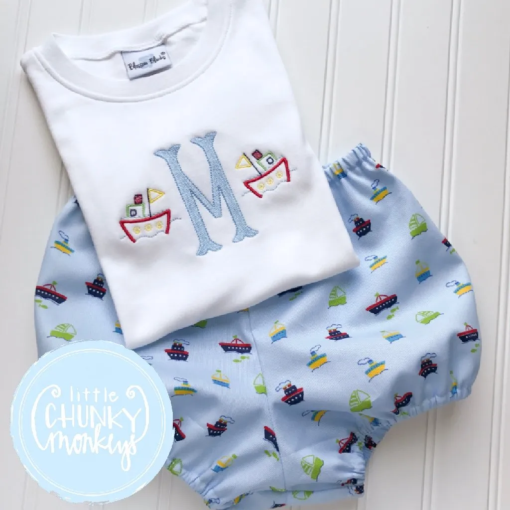 Boy Shirt - Mini Tugboats