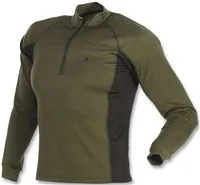 Browning Full Curl Wool Base Layer Top Â¼ Zip