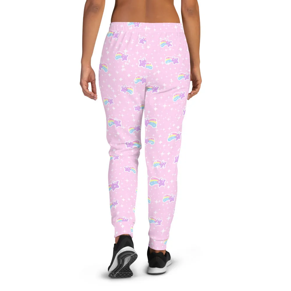 Bubblegum Bunny Shooting Stars Women's Joggers