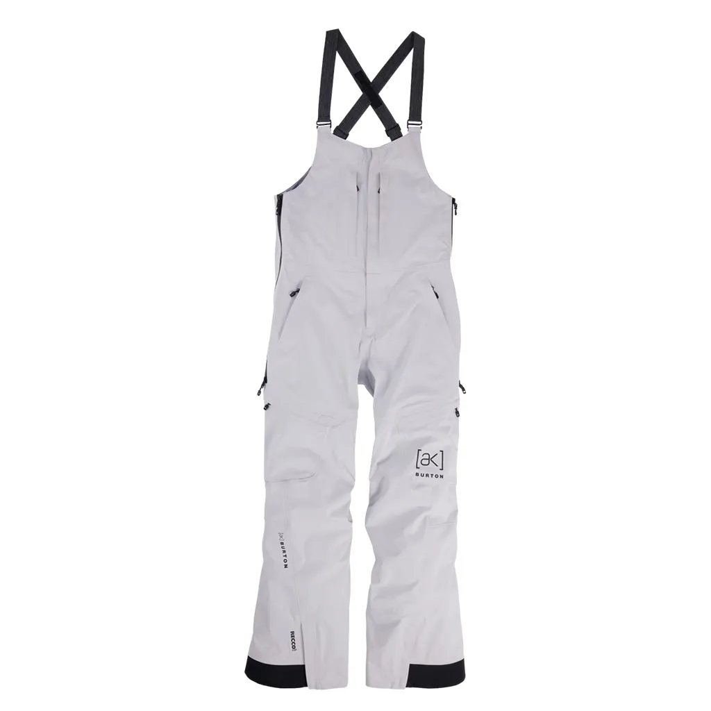 Burton 2024 AK Gore Kimmy 3L Womens Bib - Grey Cloud