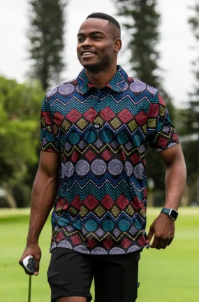 CA Funky Golf Shirt | Ethnic