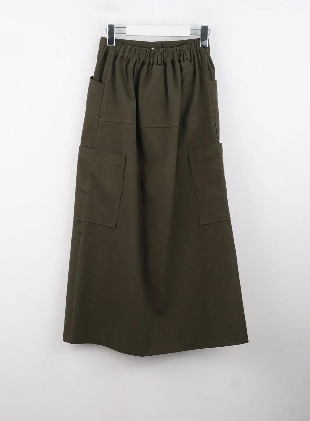 Cargo Slit Maxi Skirt CS305