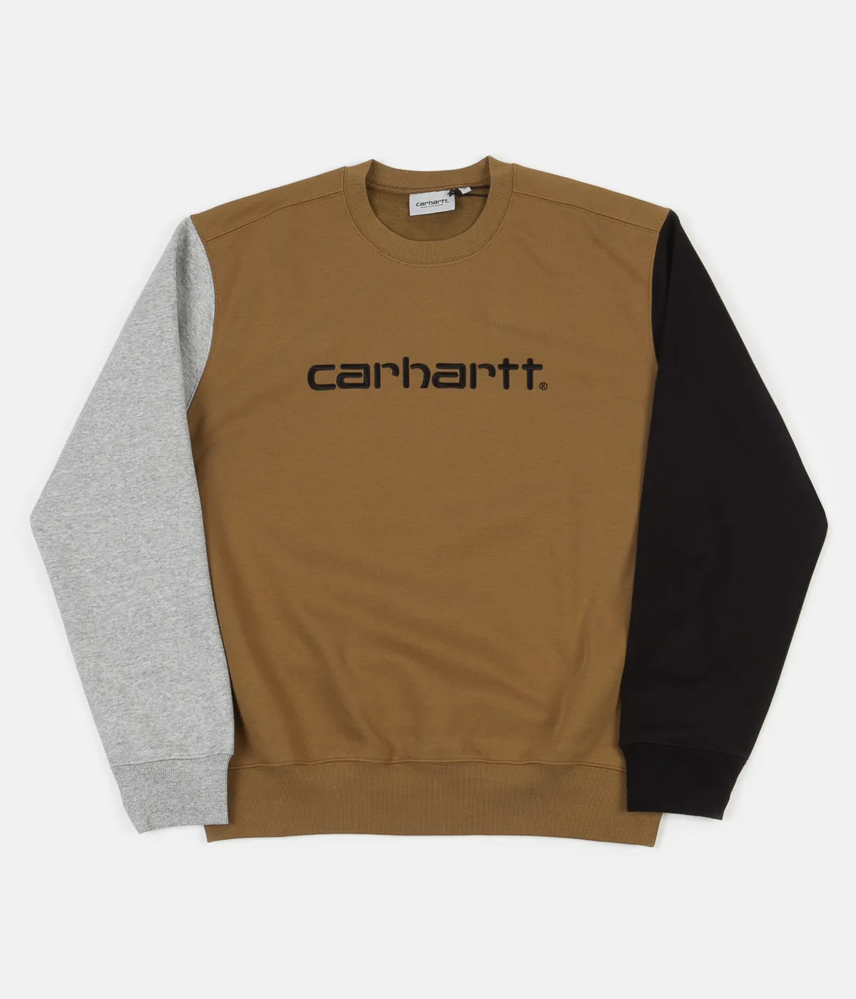 Carhartt Tricol Crewneck Sweatshirt - Hamilton Brown