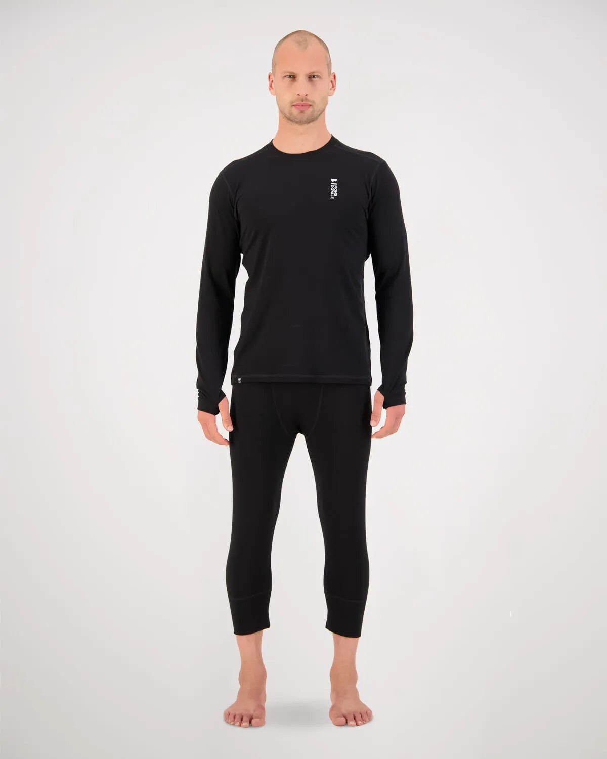 Cascade Merino Base Layer Long Sleeve - Black