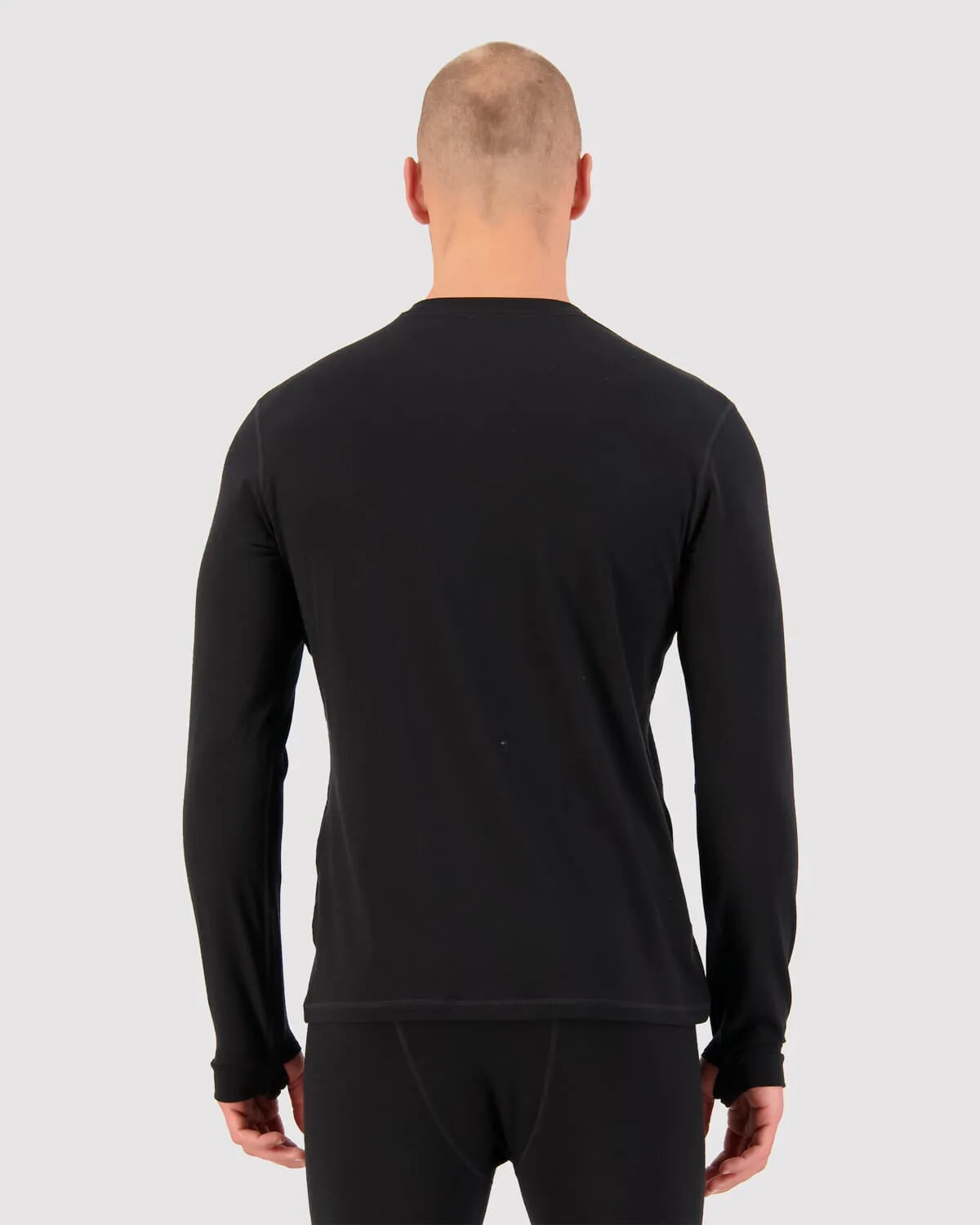 Cascade Merino Base Layer Long Sleeve - Black