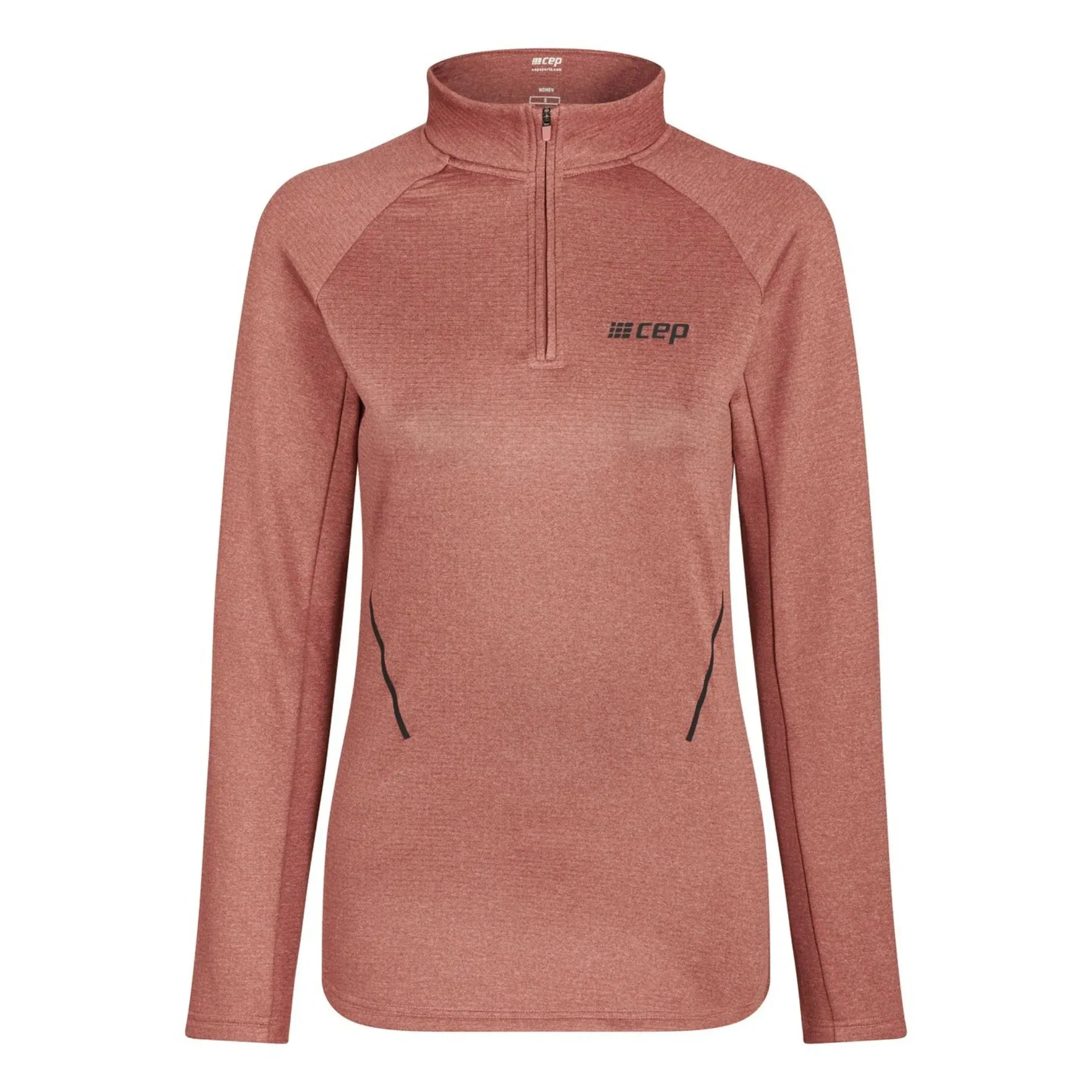 CEP | Cold Weather Quarter Zip Pullover | Women's | Dusty Rose