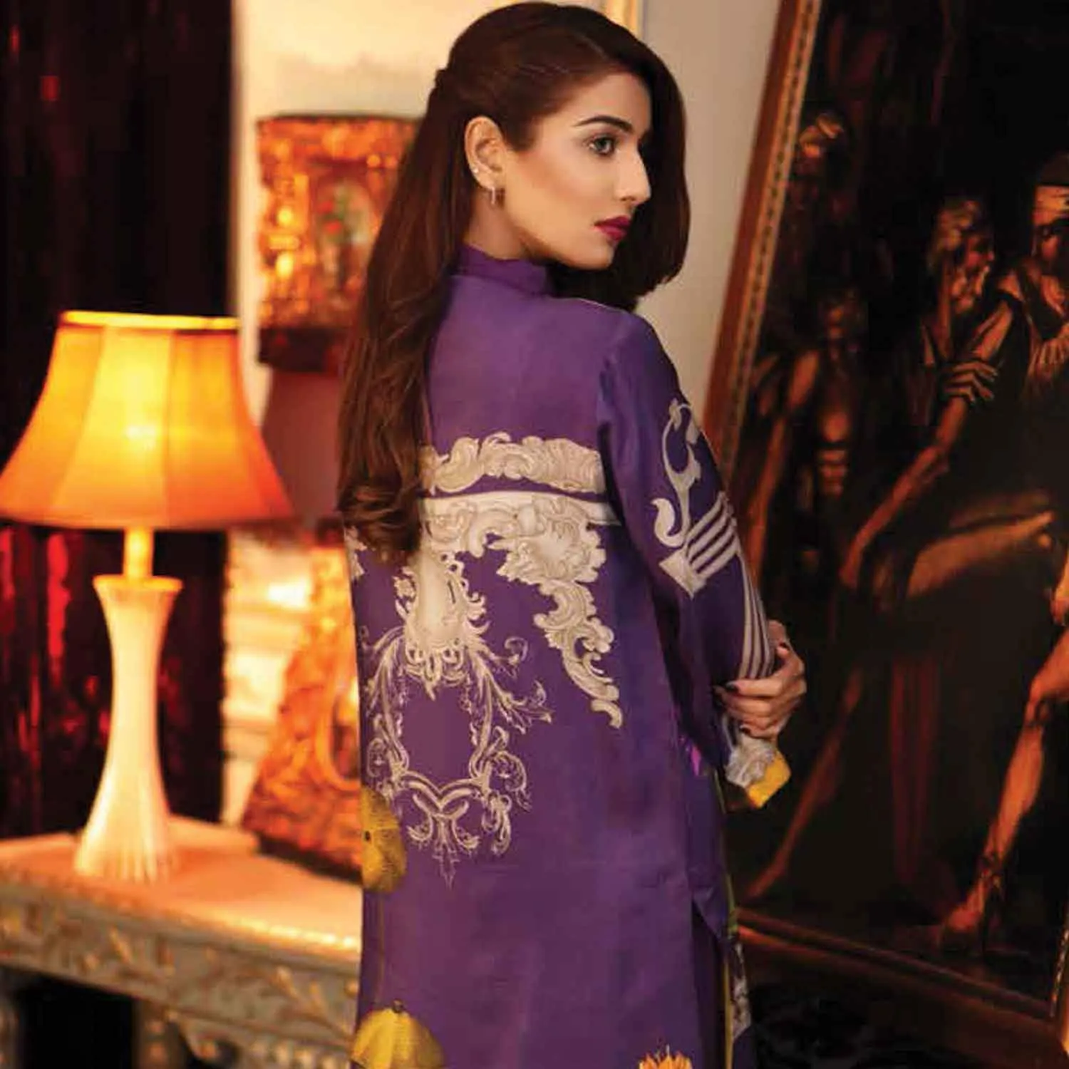 Charizma Embroidered Silk Jacquard Collection 2019 – CC-26