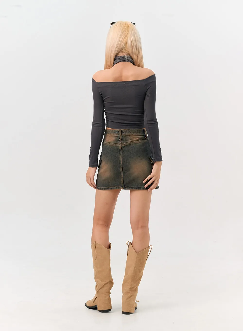 Chic Cargo Mini Skirt IN301