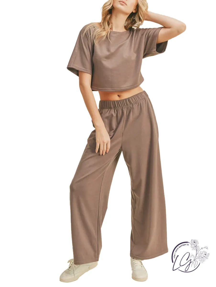 Coastal Charm Wide Leg Pants