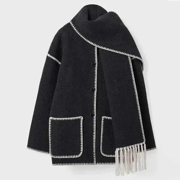 Coat & Scarf, Your Perfect Elegance and Charm- ✈️FREE SHIPPING