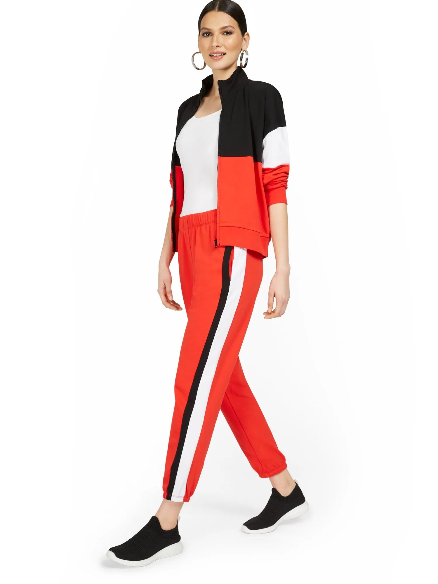 Colorblock Side-Stripe Jogger Pant