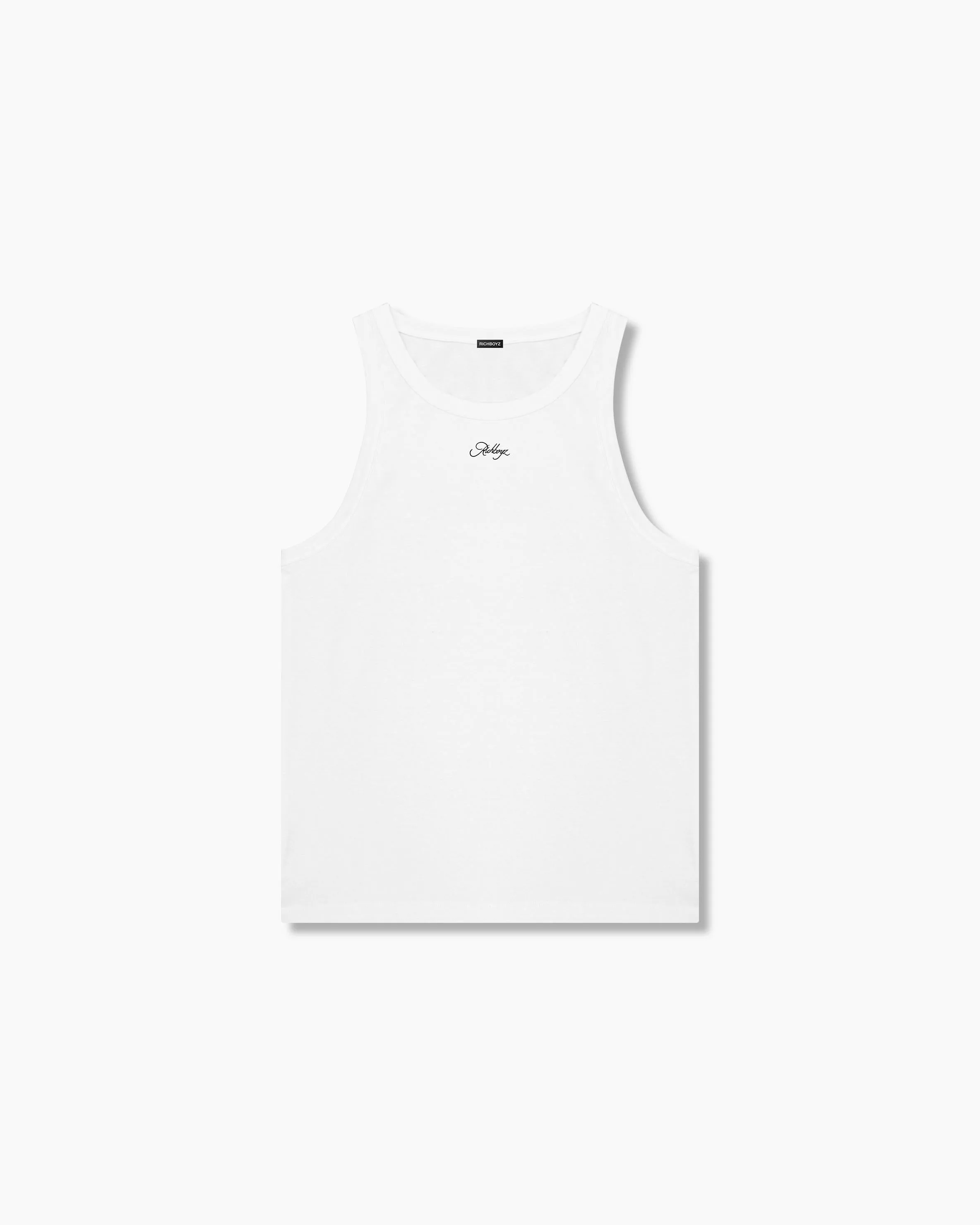 Cotton Rib Tank Top Men - Ceramic