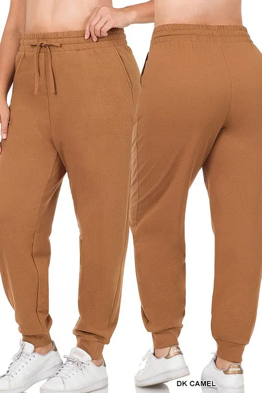 Dark Camel French Terry Joggers