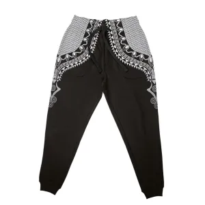 Dashiki Color Black Joggers