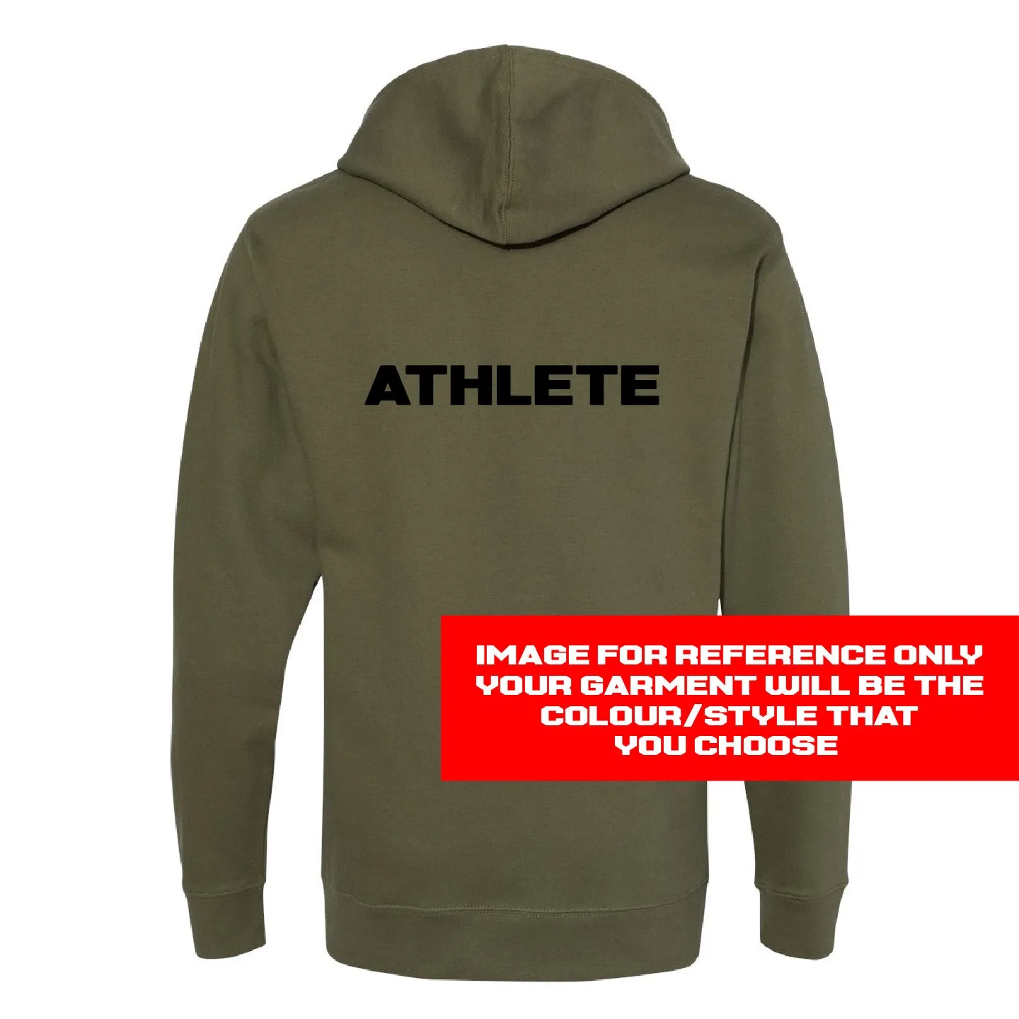 Domain Crossfit Support Local Ladies Cropped Hoodie (DCT006-AFX64CRP)