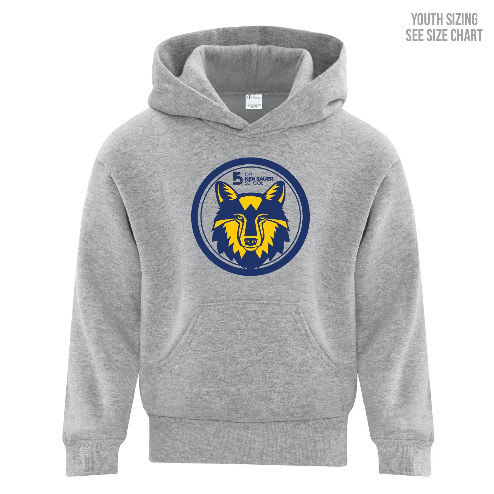 Dr. Ken Sauer Colour Crest YOUTH Pullover Hoodie (DKST0002-Y2500)