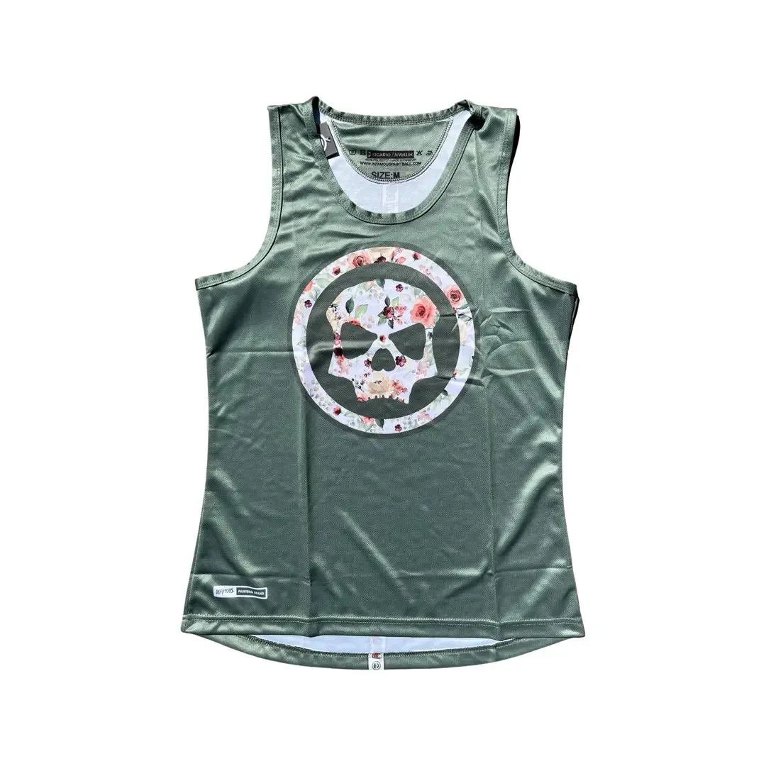 DryFit Tank Top - Womens Skull Icon