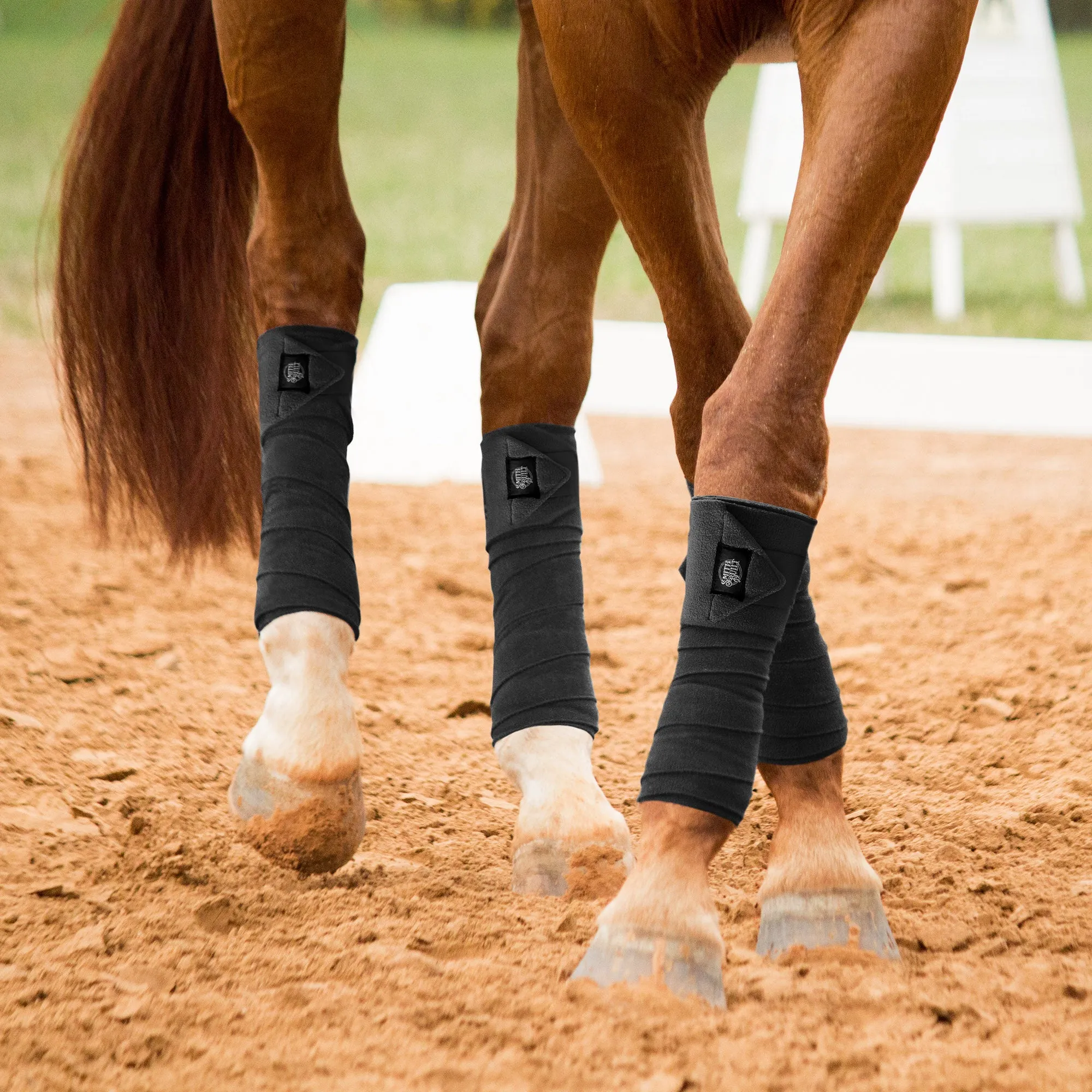 Equine Fleece Polo Leg Wraps, Set of 4 Horse Bandages