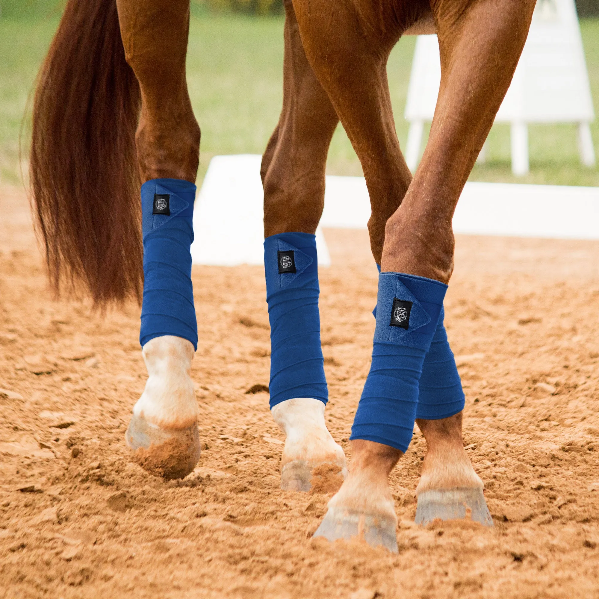 Equine Fleece Polo Leg Wraps, Set of 4 Horse Bandages