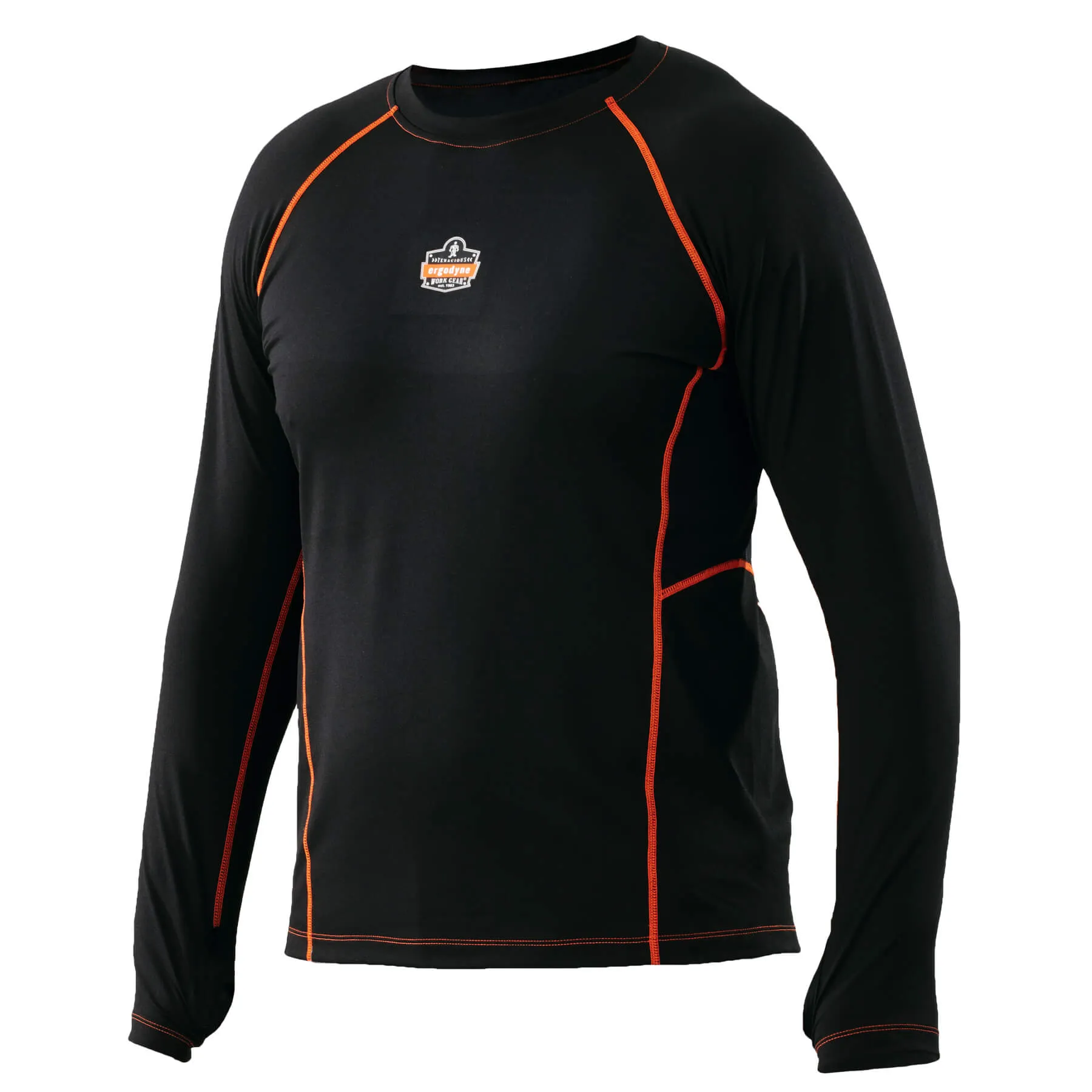 Ergodyne 40203 N-Ferno 6435 Thermal Base Layer Long Sleeve Shirt, Medium, Black